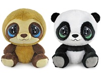 13.5IN PEEK A BOO DROPS - POP THE PANDA - MOCCA THE SLOTH		