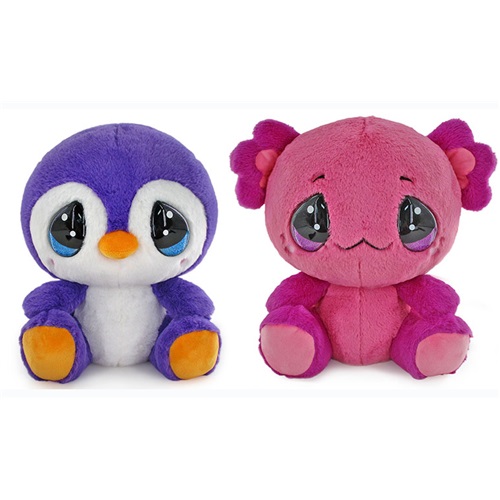 13.5IN PEEK A BOO DROPS -  PEEK A BOO DROPS -  AXOLOTL  AND PENGUIN