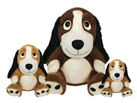 10.5'' BASSET THE DOG-2 ASST COLORS