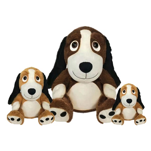 10.5'' BASSET THE DOG-2 ASST COLORS