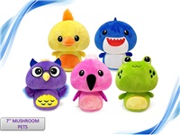 7"  MUSHROOM PETS