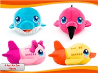 8IN  AIR ZOO 4 ASST