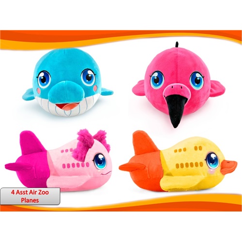 8IN  AIR ZOO 4 ASST