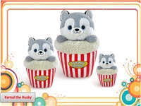 10IN PUP CORN - KERNAL THE HUSKY