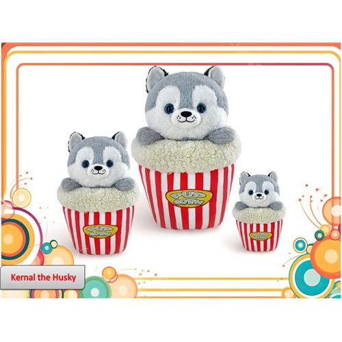 14IN PUP CORN - KERNAL THE HUSKY