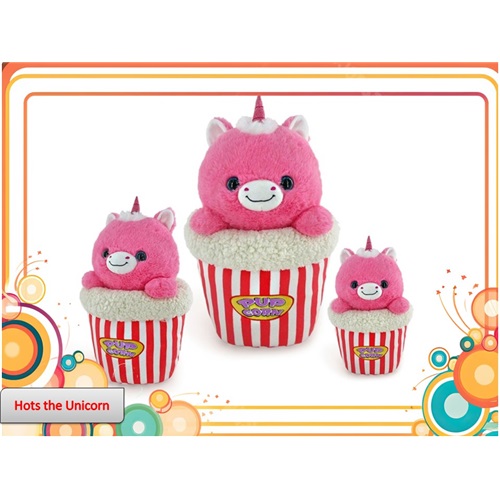 14IN PUP CORN - HOTTY THE UNICORN